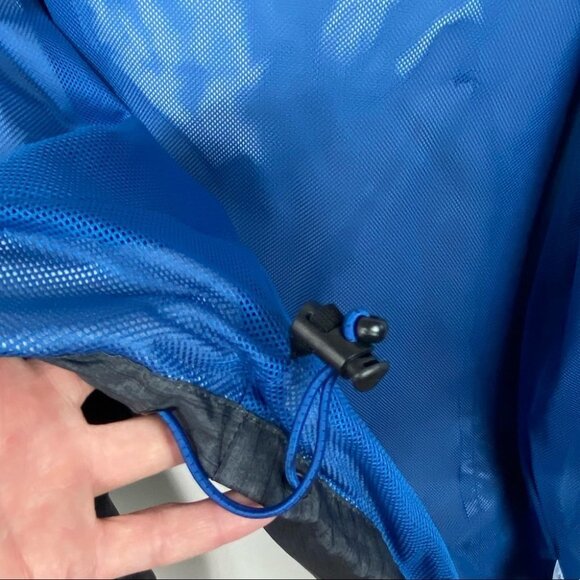 Billabong Soft Shell Jacket Blue Vented Mens Size Large Windbreaker Full Zipper - Picture 6 of 14